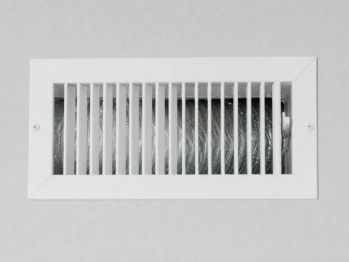 Freshly cleaned vent back in place — completed job in Knights Landing, CA